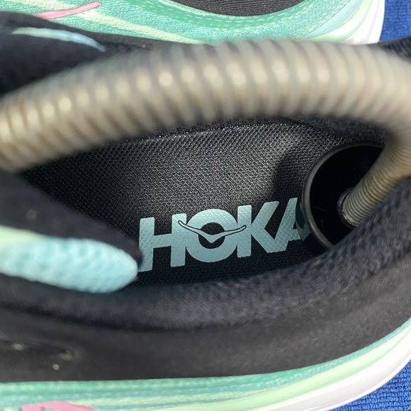 Hoka One One Bondi 9 Mint Green Women's Running Shoes Size 8 D Wide EXCELLENT - Picture 9 of 11